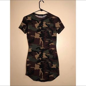 Camo bodycon